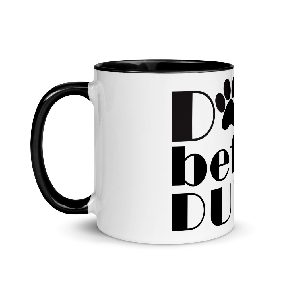 Dogs Before Dudes Mug with Color Inside 3 Dogs Before Dudes Mug with Color Inside - Image 3