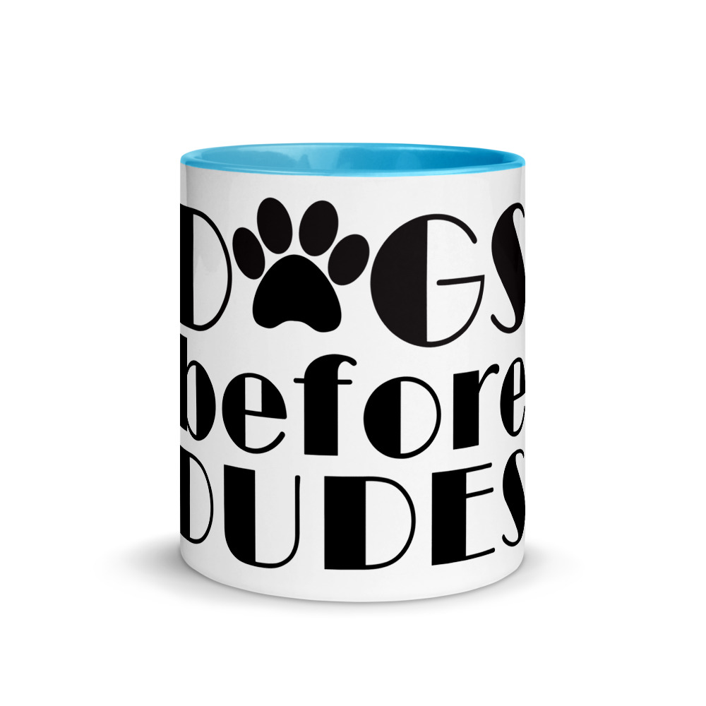 Dogs Before Dudes Mug with Color Inside 8 Dogs Before Dudes Mug with Color Inside - Image 8