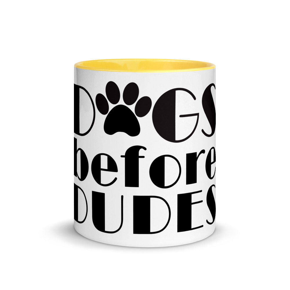 Dogs Before Dudes Mug with Color Inside 11 Dogs Before Dudes Mug with Color Inside - Image 11