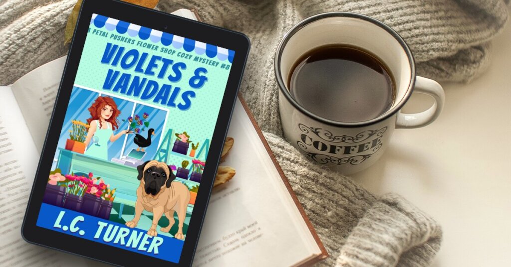Violets and Vandals A Petal Pushers Flower Shop Cozy Mystery - First Chapter